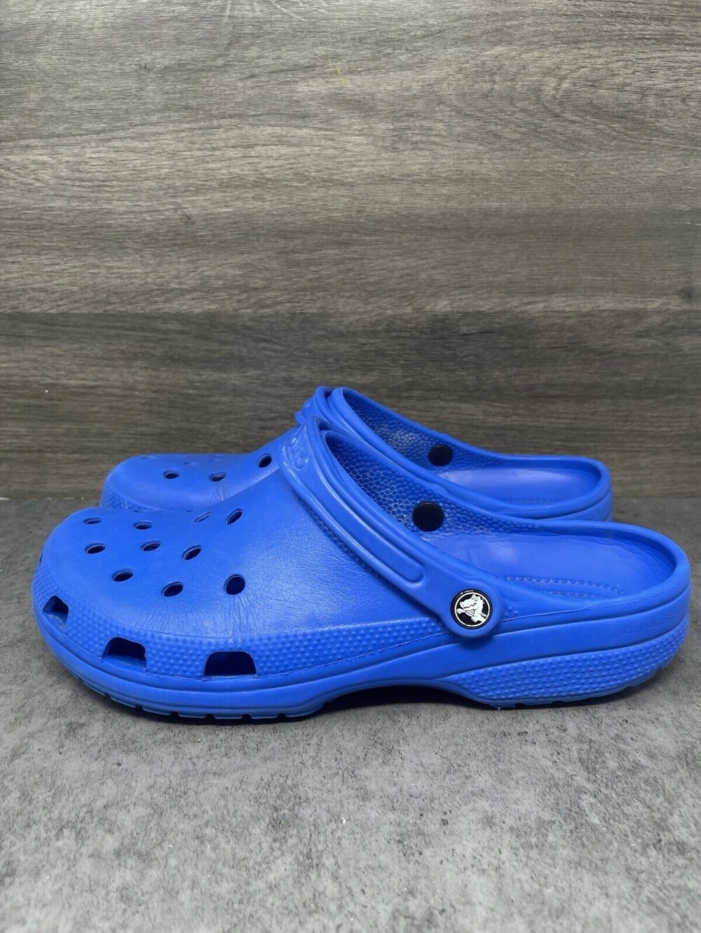 Crocs Classic Clog Mens Size 11 Blue Slip On Water Shoes Sandals Comfort